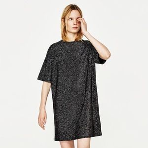 sparkly tshirt dress